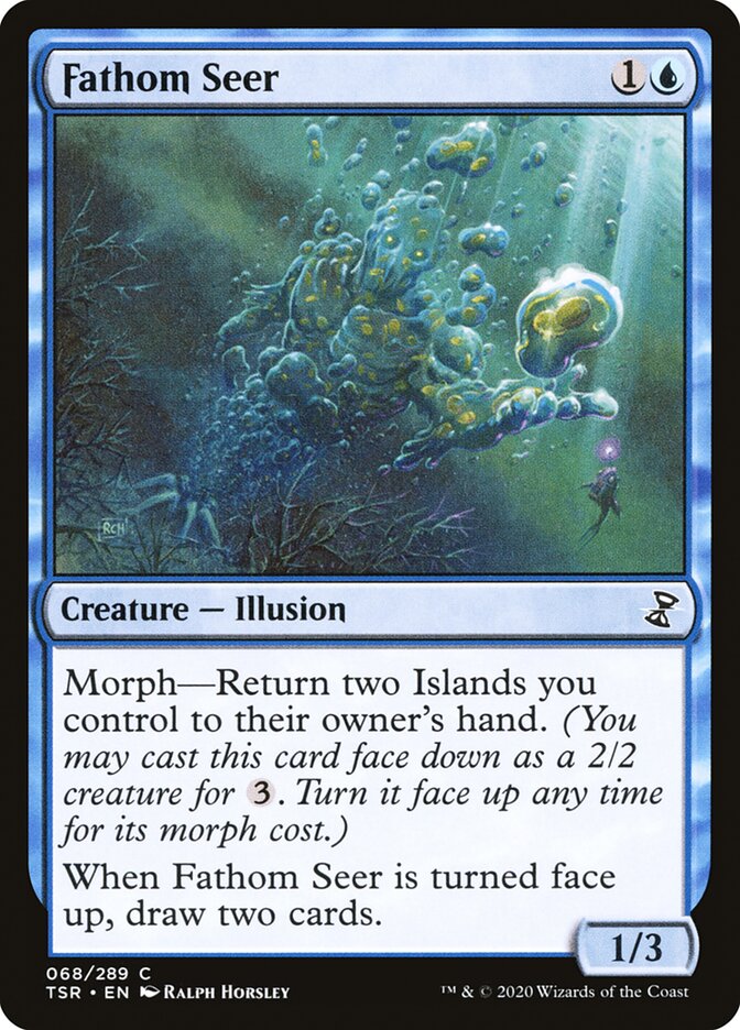 Fathom Seer – Common Magic: The Gathering card from Time Spiral Remastered (#68)