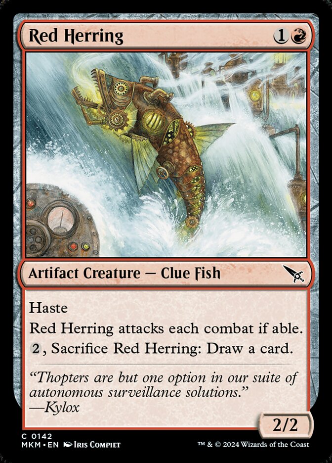 Red Herring – Common Magic: The Gathering card from Murders at Karlov Manor (#142)