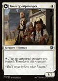 Town Gossipmonger // Incited Rabble – Uncommon Magic: The Gathering card from Innistrad Remastered (#46)