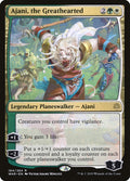 Ajani, the Greathearted – Rare Magic: The Gathering card from War of the Spark (#184)