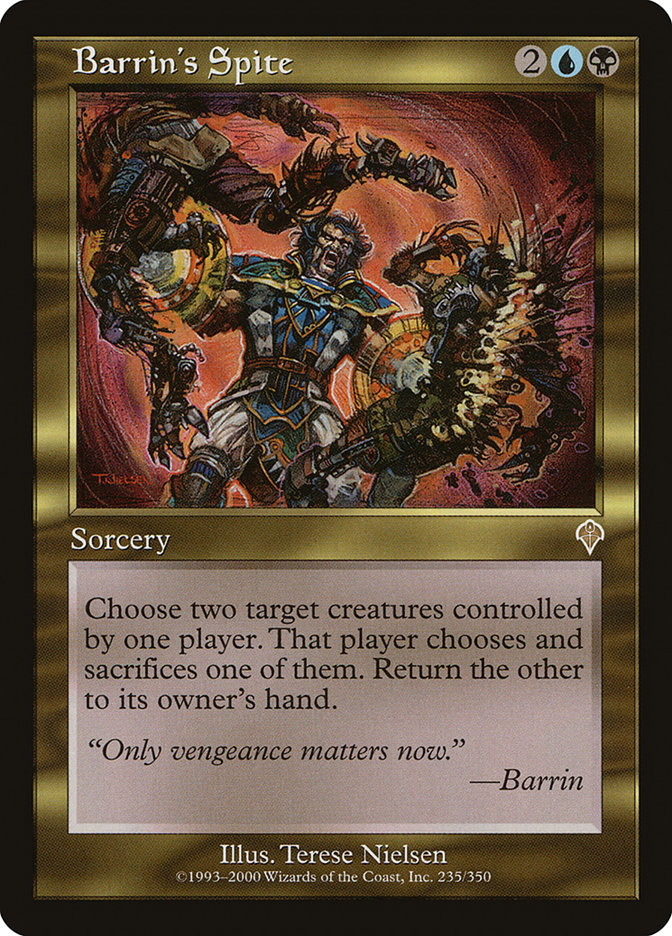 Barrin's Spite – Rare Magic: The Gathering card from Invasion (#235)