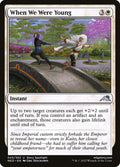 When We Were Young – Uncommon Magic: The Gathering card from Kamigawa: Neon Dynasty (#43)