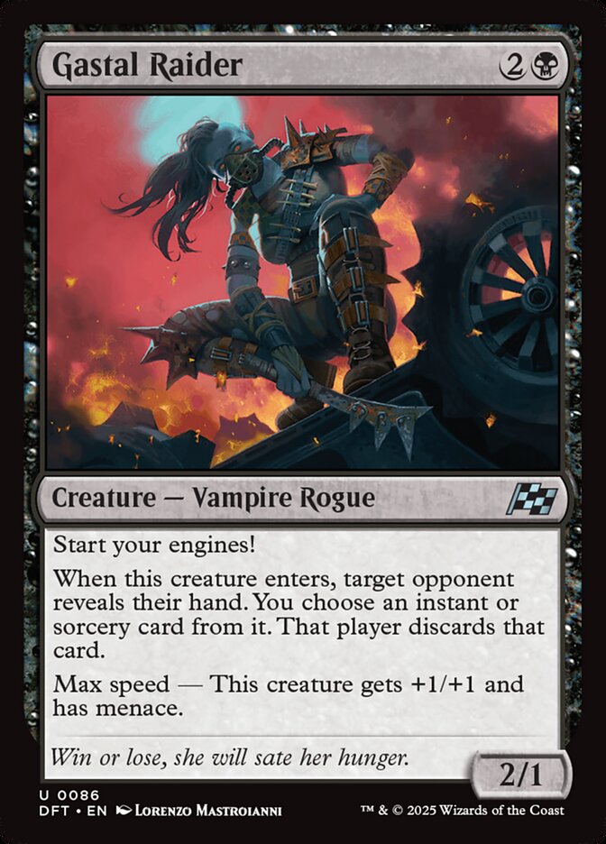 Gastal Raider – Uncommon Magic: The Gathering card from Aetherdrift (#86)