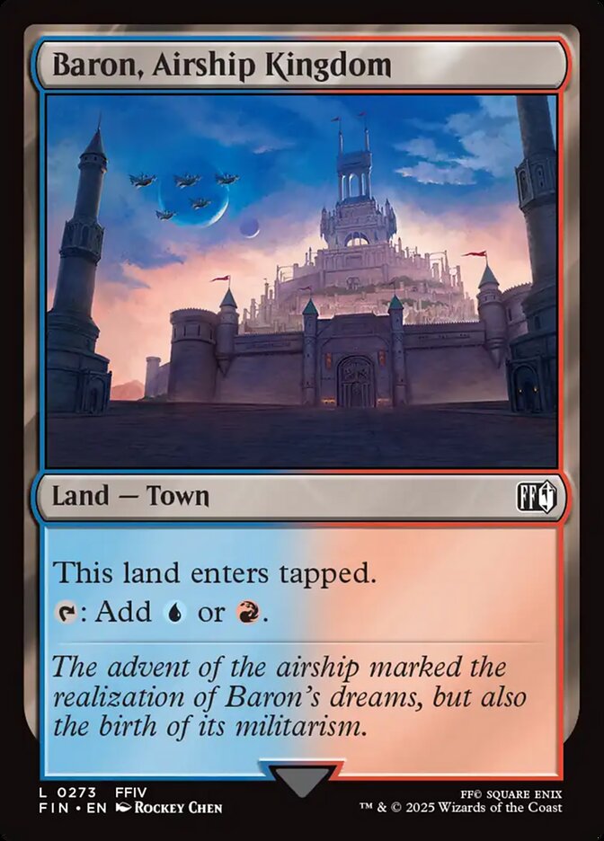 Baron, Airship Kingdom – Common Magic: The Gathering card from Final Fantasy (#273)