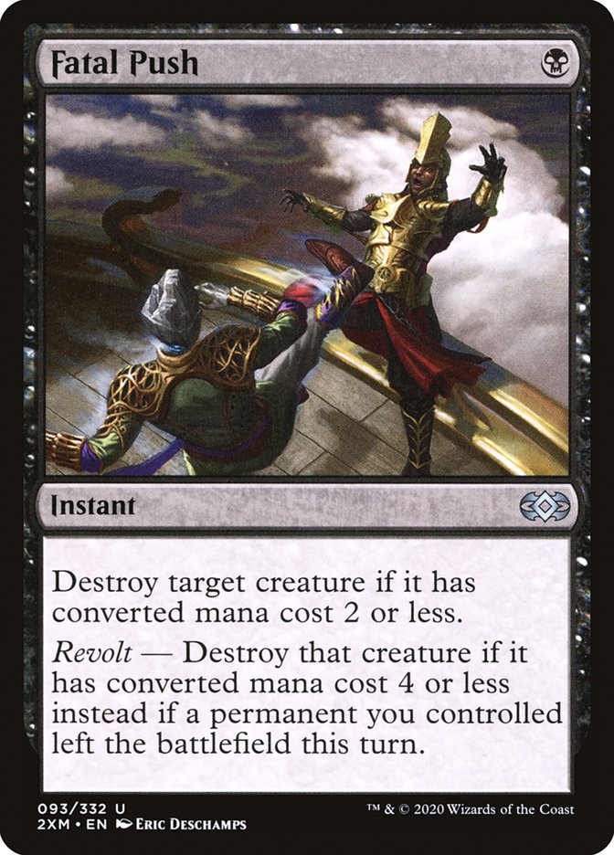 Fatal Push – Uncommon Magic: The Gathering card from Double Masters (#93)