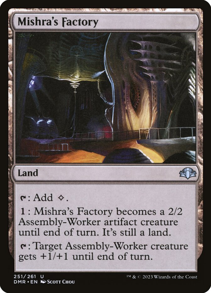 Mishra's Factory – Uncommon Magic: The Gathering card from Dominaria Remastered (#251)
