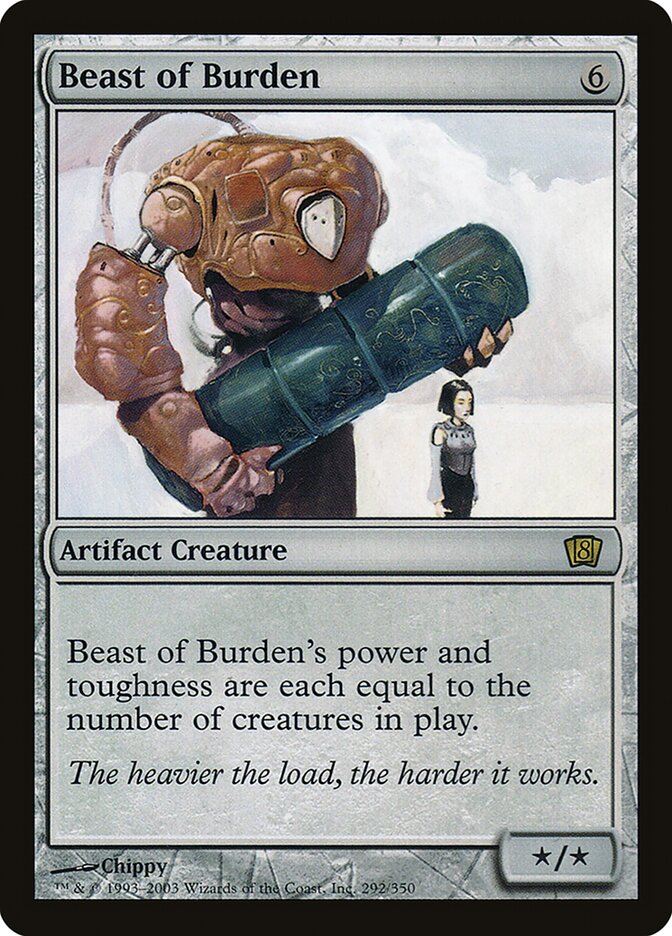 Beast of Burden – Rare Magic: The Gathering card from Eighth Edition (#292★)