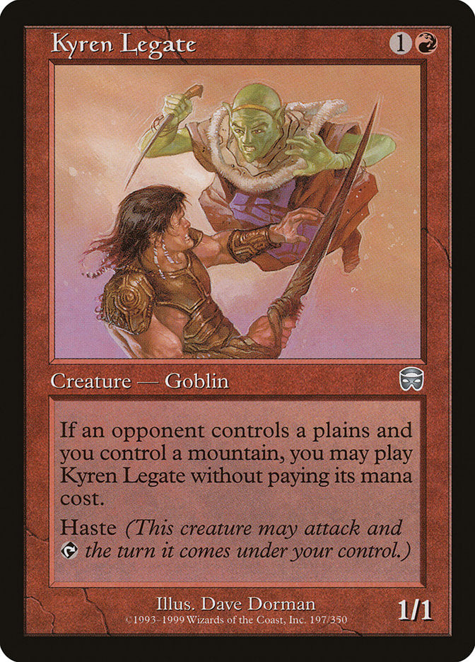 Kyren Legate – Uncommon Magic: The Gathering card from Mercadian Masques (#197)
