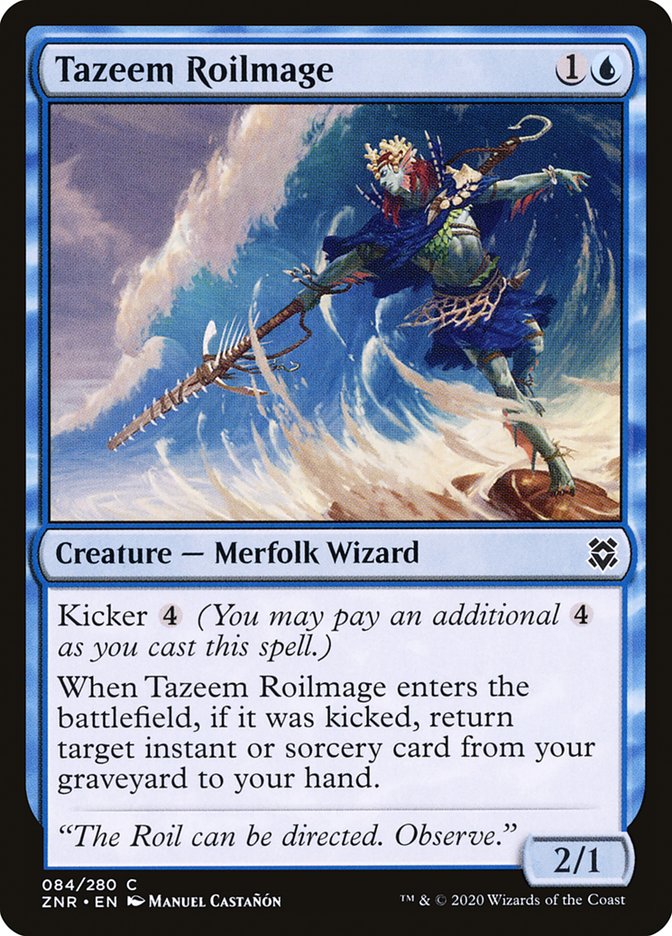 Tazeem Roilmage – Common Magic: The Gathering card from Zendikar Rising (#84)