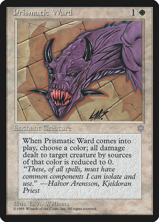 Prismatic Ward – Common Magic: The Gathering card from Ice Age (#47)