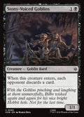 Stony-Voiced Goblins – Common Magic: The Gathering card from The Hobbit (#85)