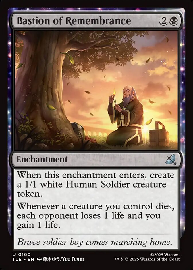 Bastion of Remembrance – Uncommon Magic: The Gathering card from Avatar: The Last Airbender Eternal (#160)