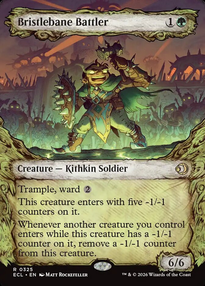Bristlebane Battler – Rare Magic: The Gathering card from Lorwyn Eclipsed (#325)
