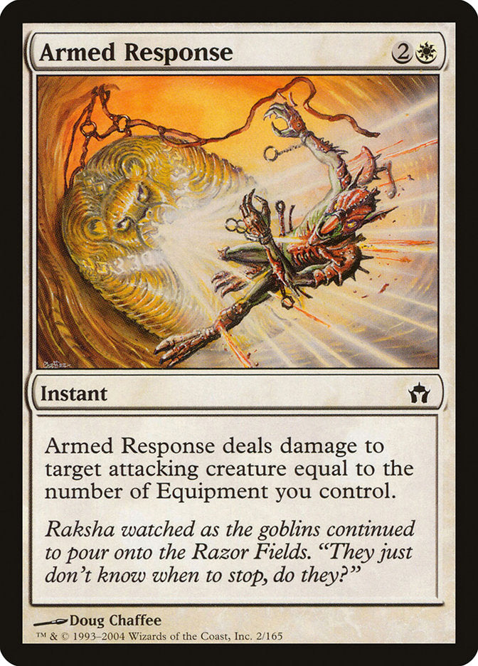Armed Response – Common Magic: The Gathering card from Fifth Dawn (#2)