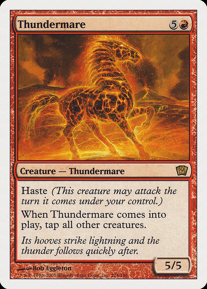 Thundermare – Rare Magic: The Gathering card from Ninth Edition (#224)