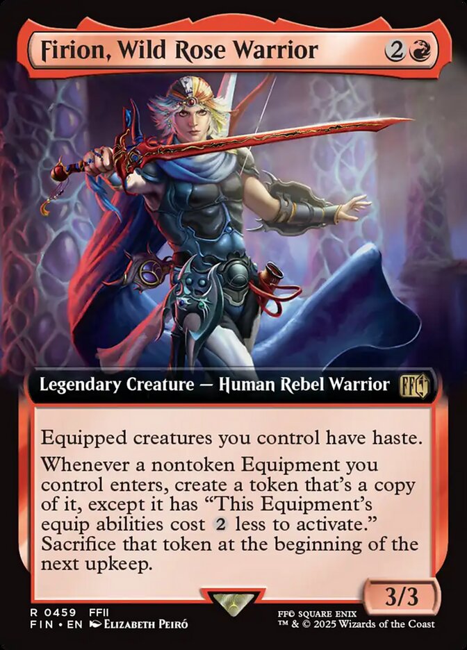 Firion, Wild Rose Warrior – Rare Magic: The Gathering card from Final Fantasy (#459)