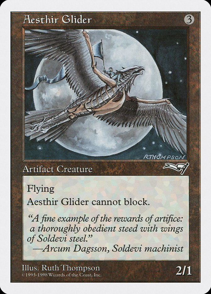 Aesthir Glider – Common Magic: The Gathering card from Anthologies (#67)