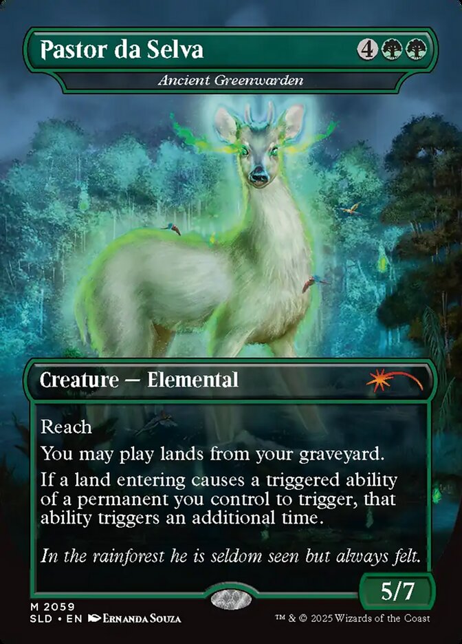 Ancient Greenwarden – Mythic Magic: The Gathering card from Secret Lair Drop (#2059)