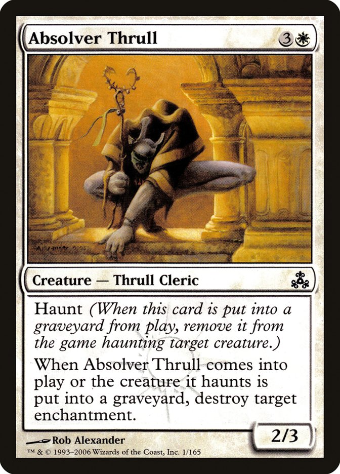 Absolver Thrull – Common Magic: The Gathering card from Guildpact (#1)
