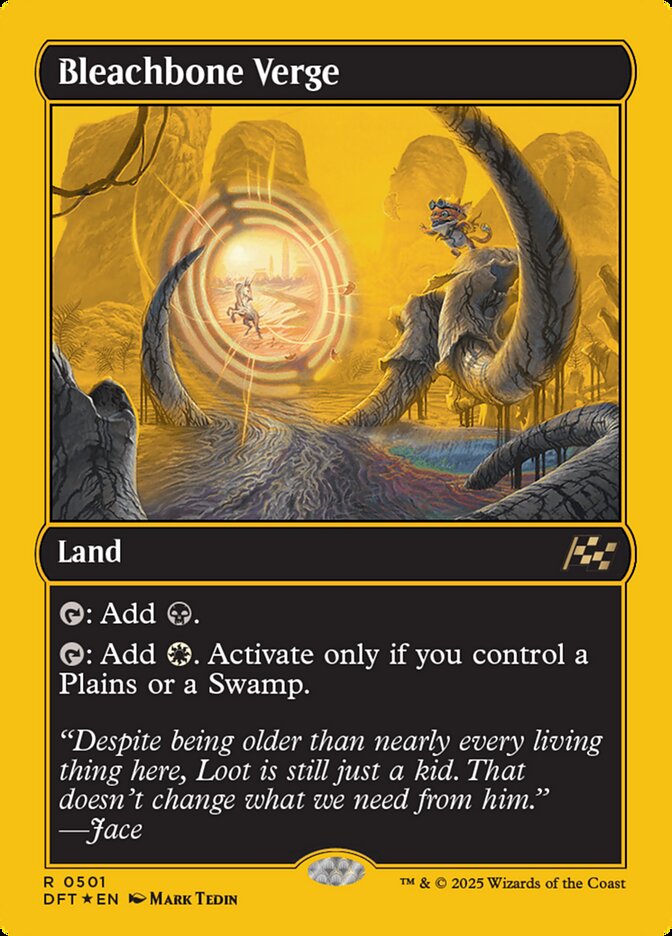 Bleachbone Verge – Rare Magic: The Gathering card from Aetherdrift (#501)
