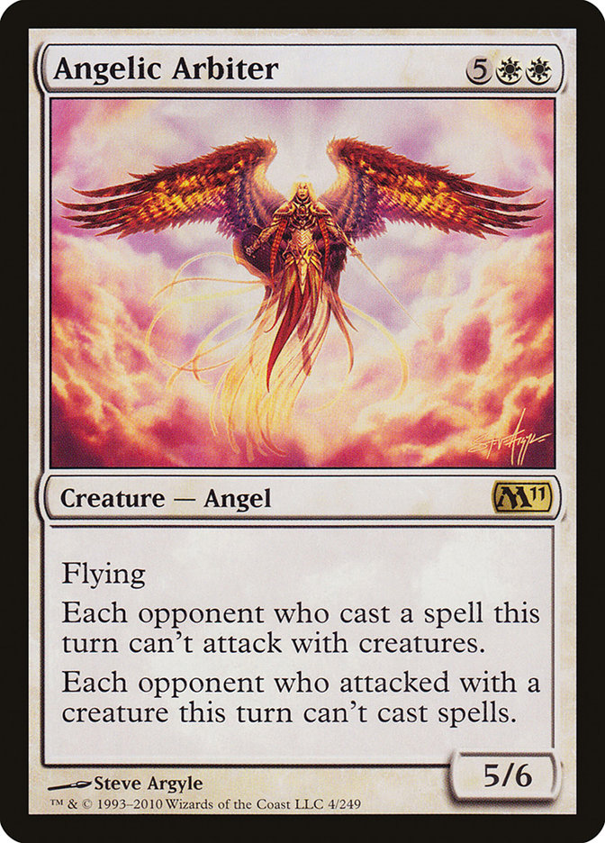 Angelic Arbiter – Rare Magic: The Gathering card from Magic 2011 (#4)