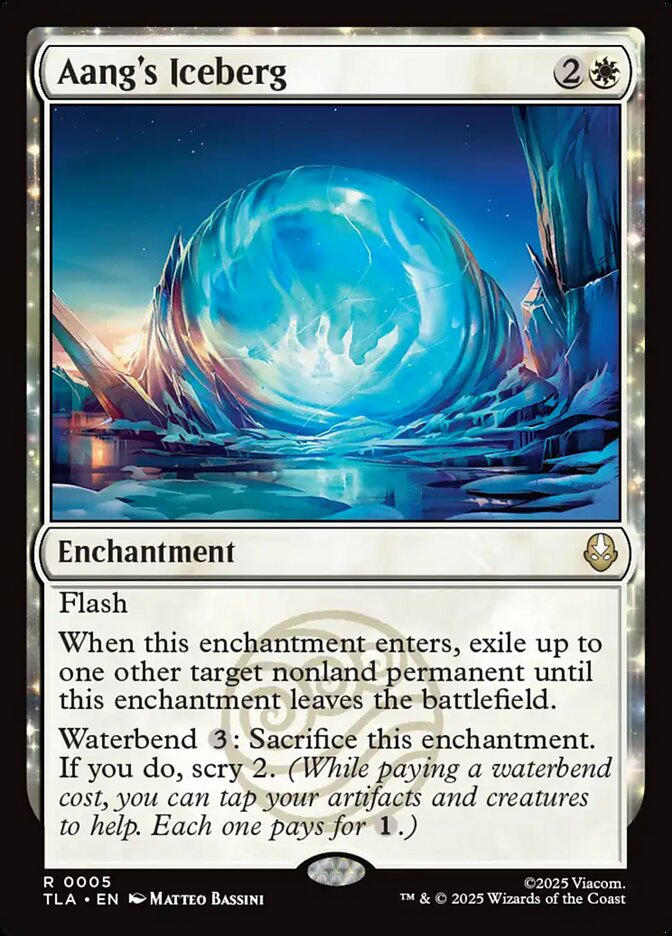 Aang's Iceberg – Rare Magic: The Gathering card from Avatar: The Last Airbender (#5)
