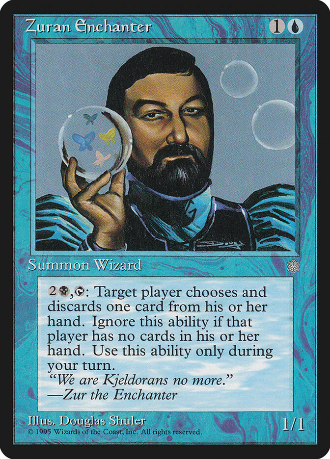 Zuran Enchanter – Common Magic: The Gathering card from Ice Age (#111)
