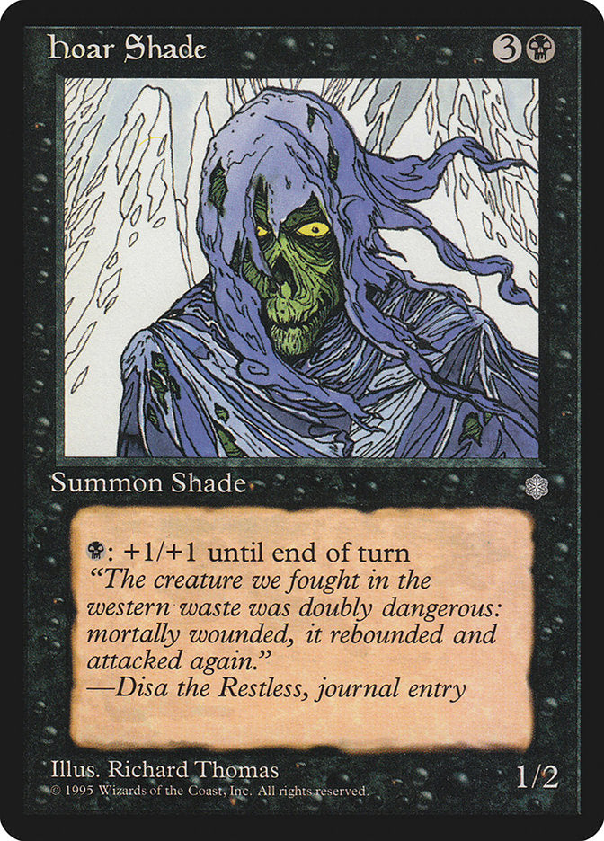 Hoar Shade – Common Magic: The Gathering card from Ice Age (#131)