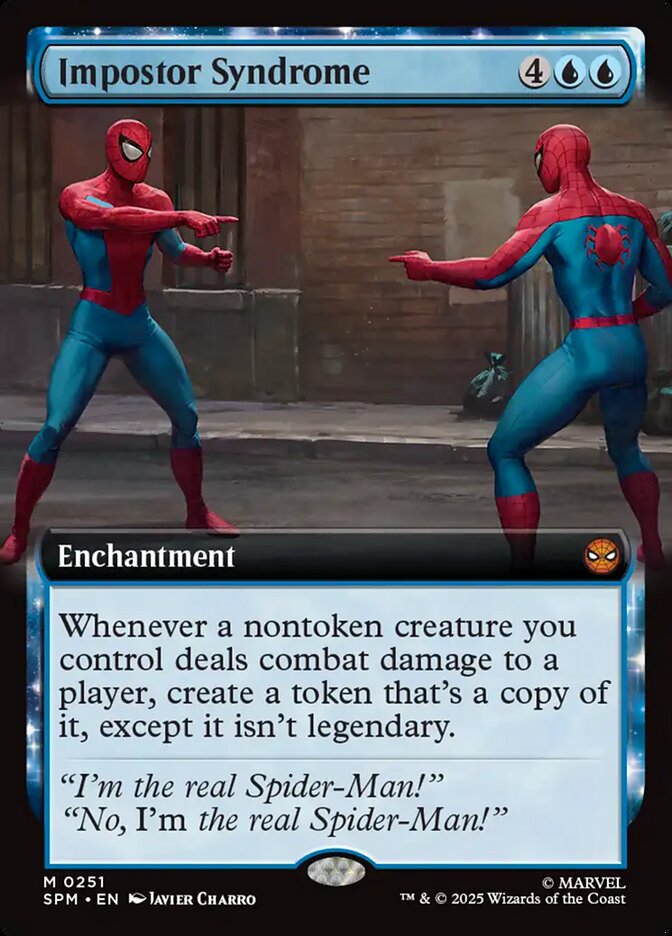 Impostor Syndrome – Mythic Magic: The Gathering card from Marvel's Spider-Man (#251)