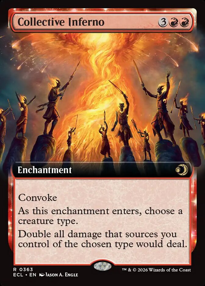 Collective Inferno – Rare Magic: The Gathering card from Lorwyn Eclipsed (#363)