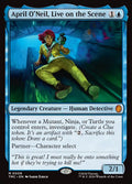 April O'Neil, Live on the Scene – Mythic Magic: The Gathering card from Teenage Mutant Ninja Turtles Eternal (#9)