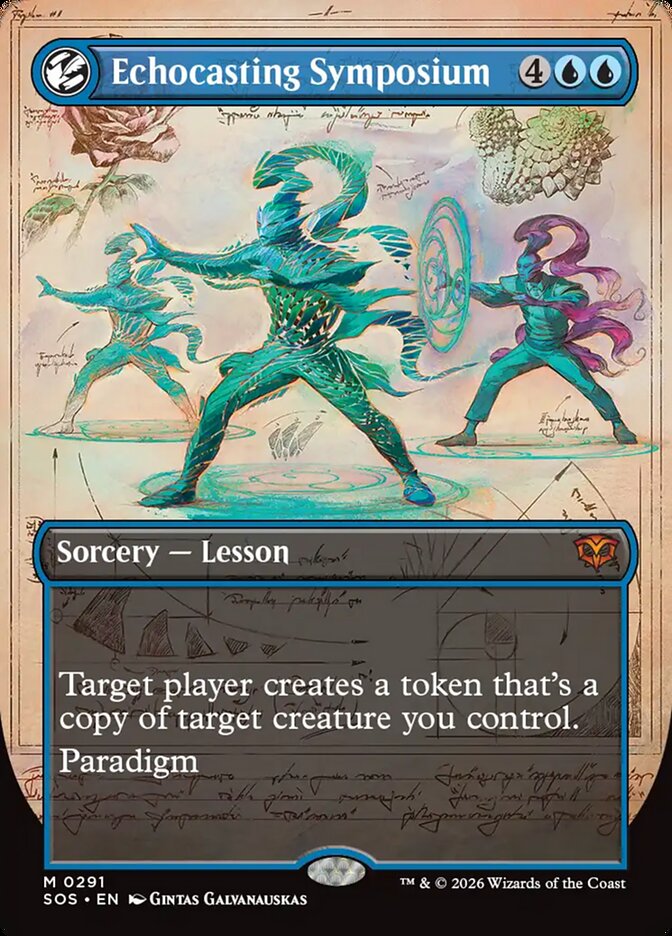 Echocasting Symposium – Mythic Magic: The Gathering card from Secrets of Strixhaven (#291)