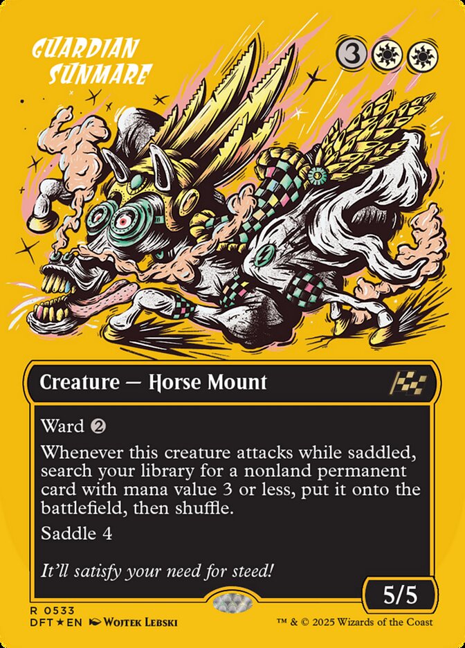 Guardian Sunmare – Rare Magic: The Gathering card from Aetherdrift (#533)