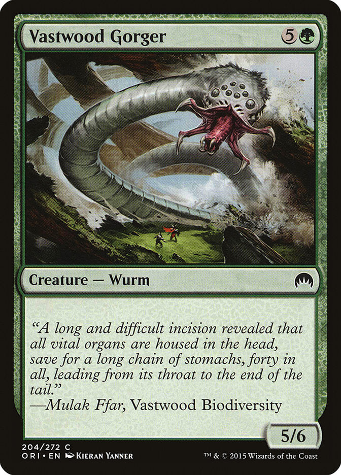 Vastwood Gorger – Common Magic: The Gathering card from Magic Origins (#204)
