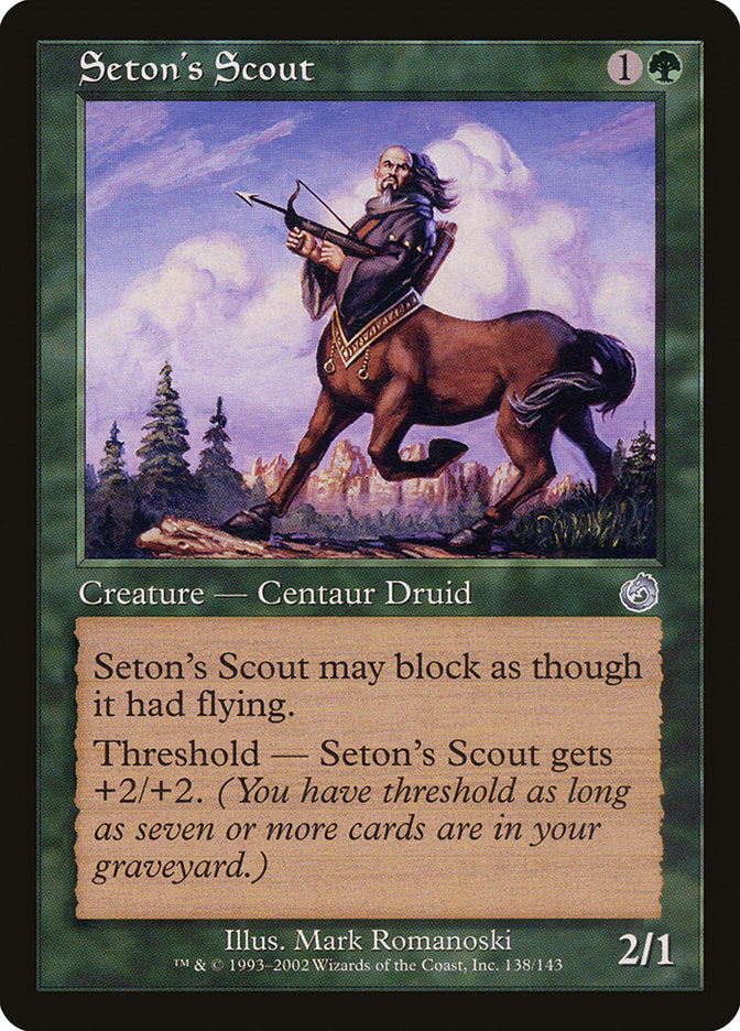 Seton's Scout – Uncommon Magic: The Gathering card from Torment (#138)