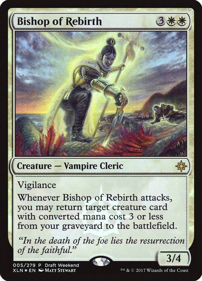 Bishop of Rebirth – Rare Magic: The Gathering card from Ixalan Promos (#5)
