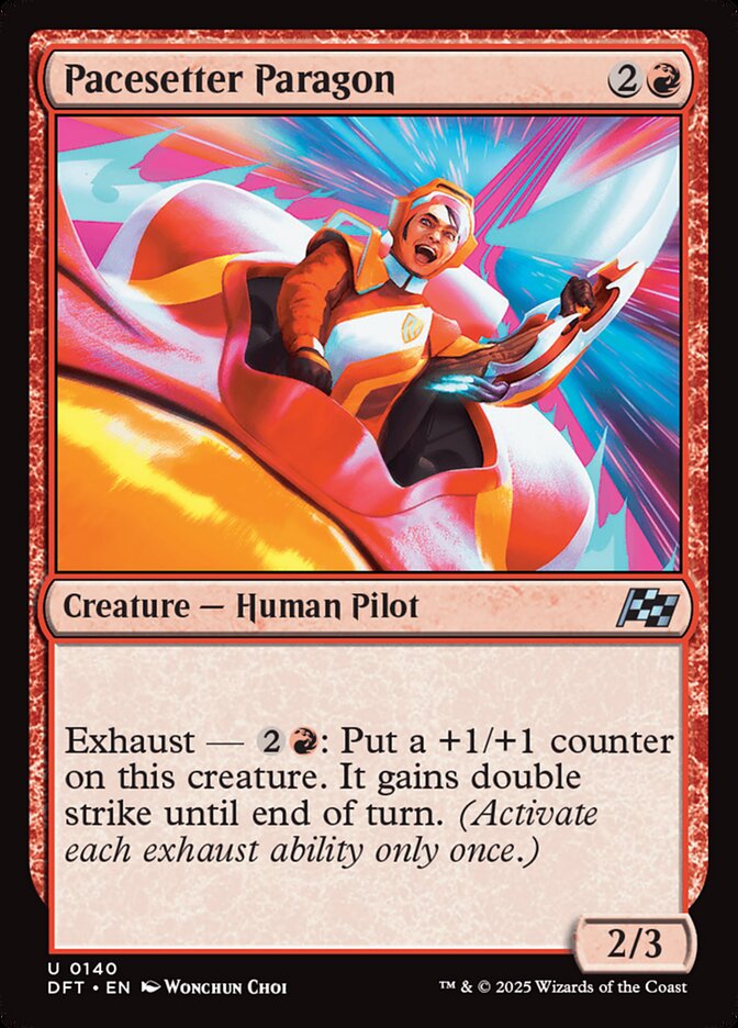 Pacesetter Paragon – Uncommon Magic: The Gathering card from Aetherdrift (#140)