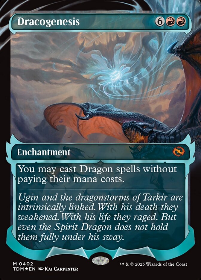 Dracogenesis – Mythic Magic: The Gathering card from Tarkir: Dragonstorm (#402)