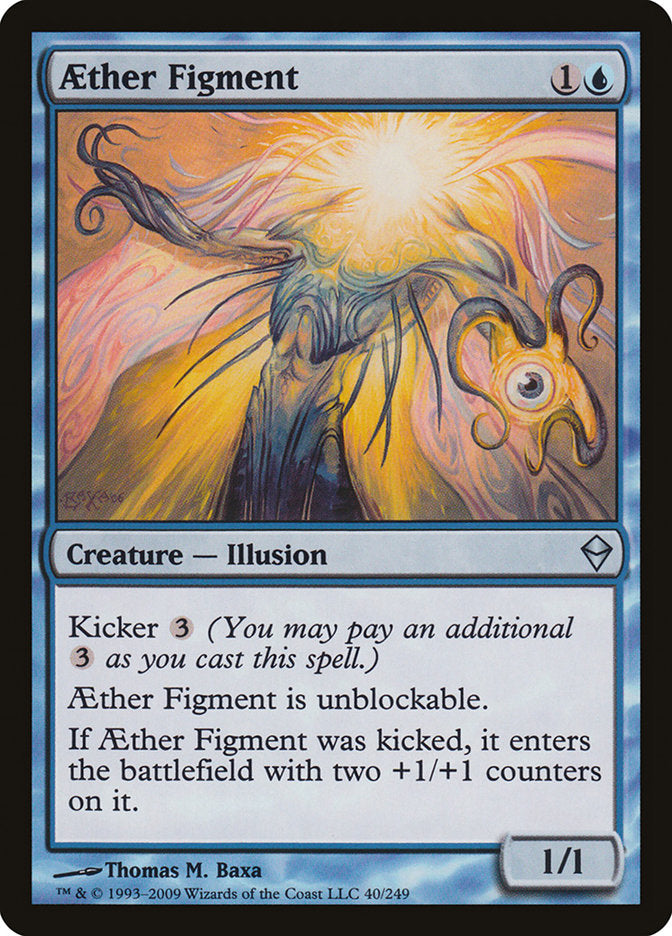 Aether Figment – Uncommon Magic: The Gathering card from Zendikar (#40)