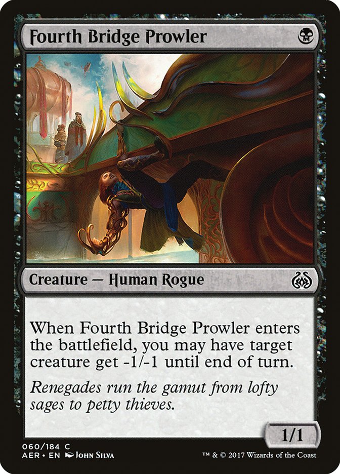 Fourth Bridge Prowler – Common Magic: The Gathering card from Aether Revolt (#60)