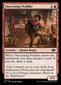 Discerning Peddler – Common Magic: The Gathering card from Outlaws of Thunder Junction (#121)