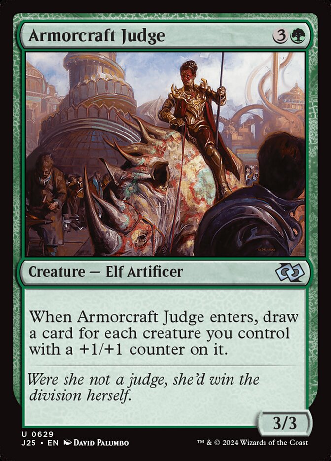 Armorcraft Judge – Uncommon Magic: The Gathering card from Foundations Jumpstart (#629)