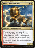 Savai Thundermane – Uncommon Magic: The Gathering card from Ikoria: Lair of Behemoths (#205)
