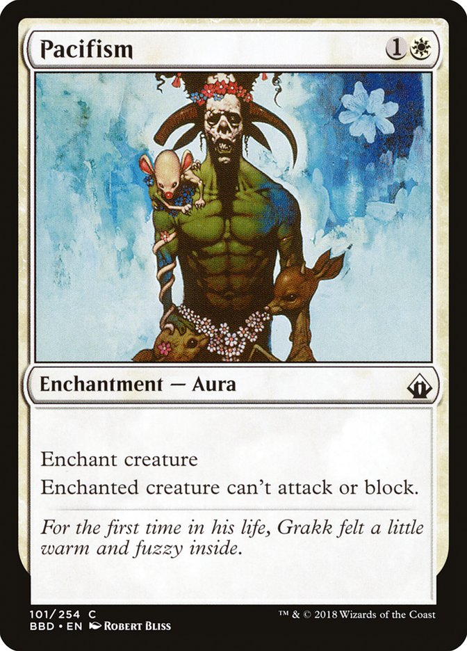 Pacifism – Common Magic: The Gathering card from Battlebond (#101)