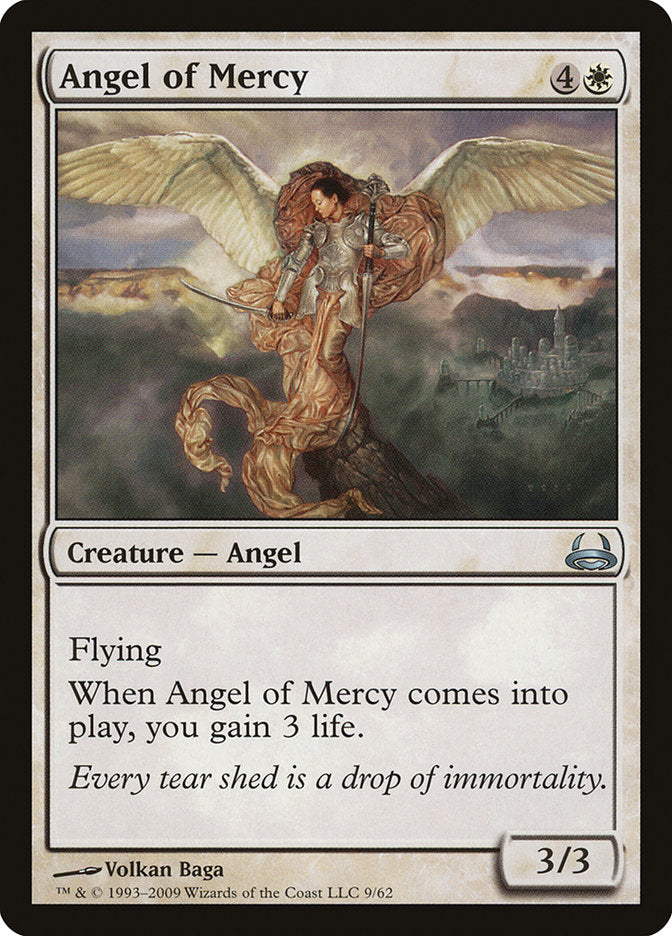 Angel of Mercy – Uncommon Magic: The Gathering card from Duel Decks: Divine vs. Demonic (#9)