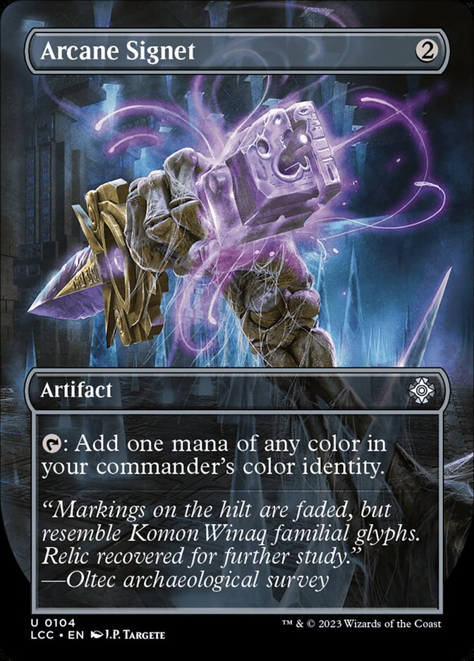 Arcane Signet – Uncommon Magic: The Gathering card from The Lost Caverns of Ixalan Commander (#104)