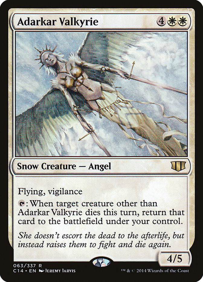 Adarkar Valkyrie – Rare Magic: The Gathering card from Commander 2014 (#63)
