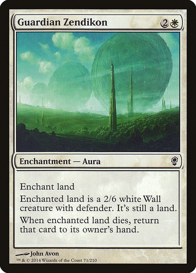 Guardian Zendikon – Common Magic: The Gathering card from Conspiracy (#71)