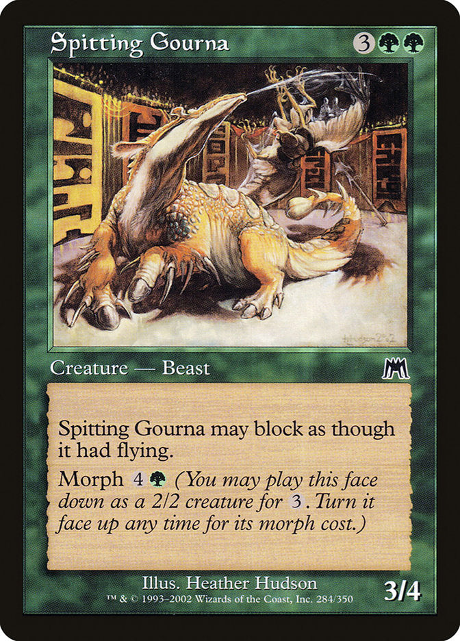 Spitting Gourna – Common Magic: The Gathering card from Onslaught (#284)
