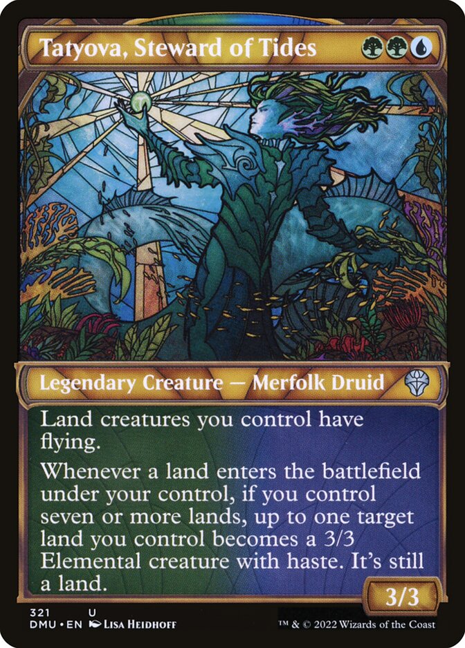 Tatyova, Steward of Tides – Uncommon Magic: The Gathering card from Dominaria United (#321)